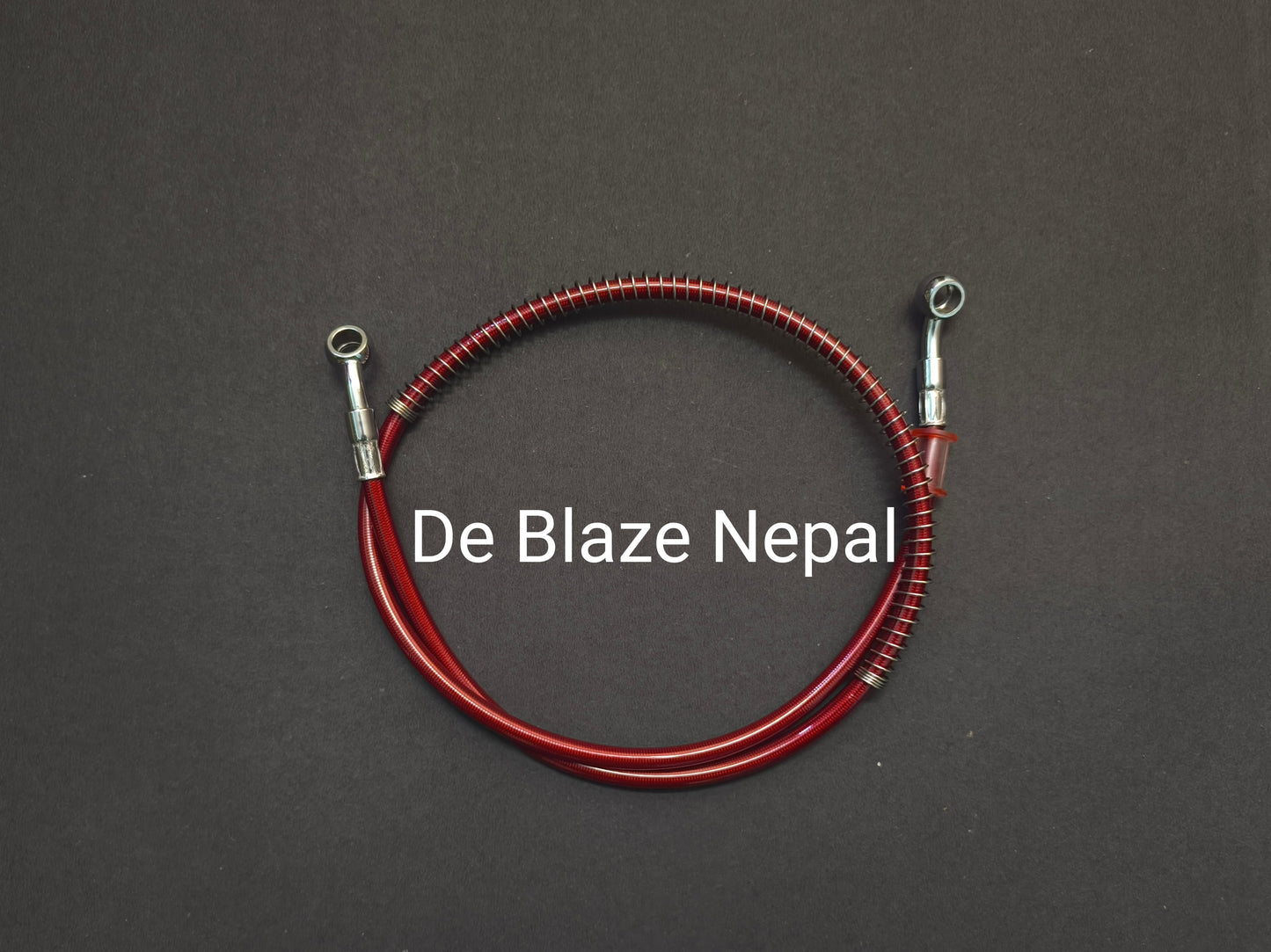 Bajaj NS 200 Abs Front Brake Pipe ( Steel Braided Red )