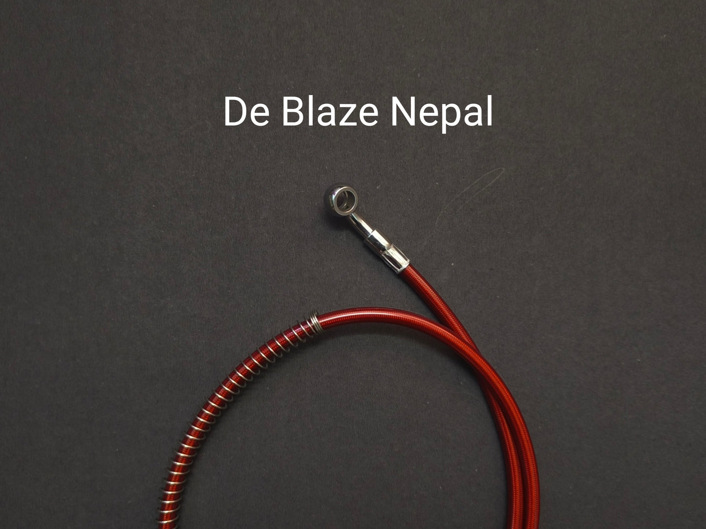 Bajaj NS 200 Abs Front Brake Pipe ( Steel Braided Red )