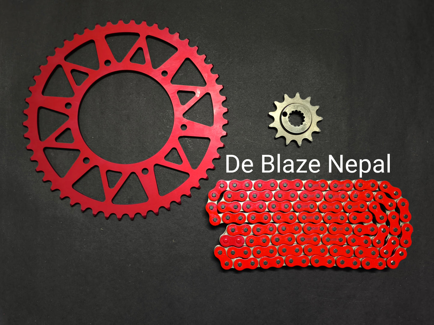 Honda CRF 250 Chain Sprocket ( CNC + Red Brass )
