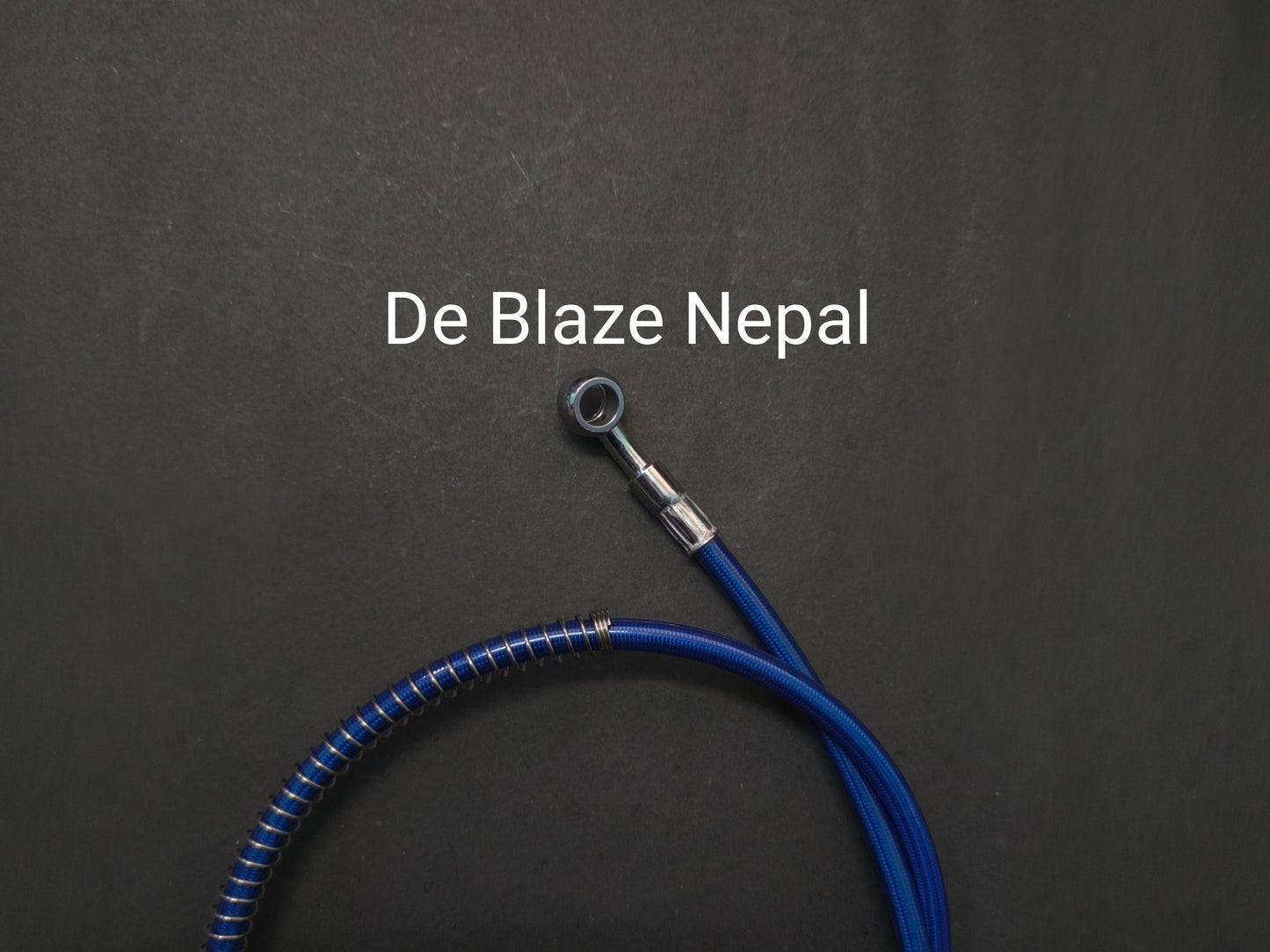 Bajaj NS 200 Abs Front Brake Pipe ( Steel Braided Blue )