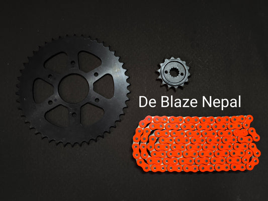 KTM Duke 200 Chain Sprocket ( Brass orange)