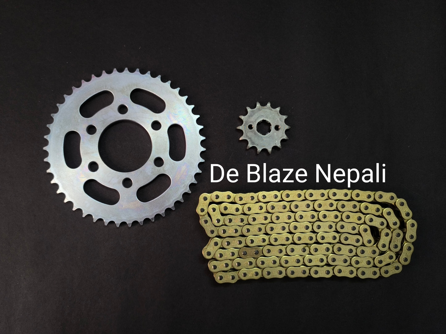 Benelli 150i Chain Sprocket Set ( Brass Chain )