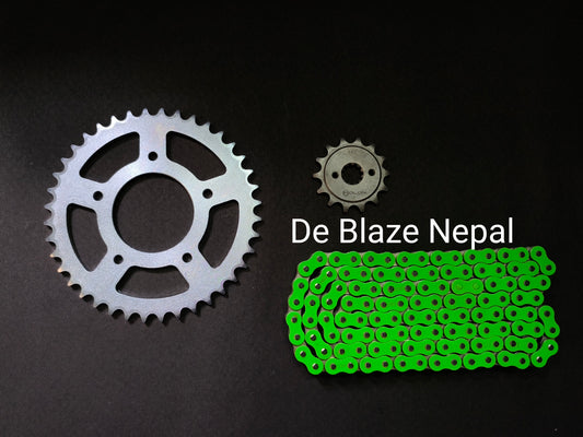 Cf Moto NK 250 Chain Sprocket ( Green Brass )