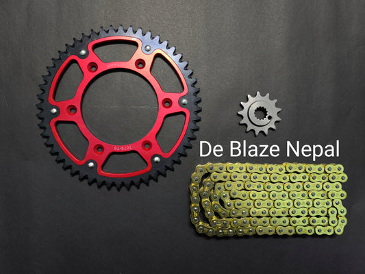 Cross Fire 250 Chain Sprocket ( Dual CNC + Brass )