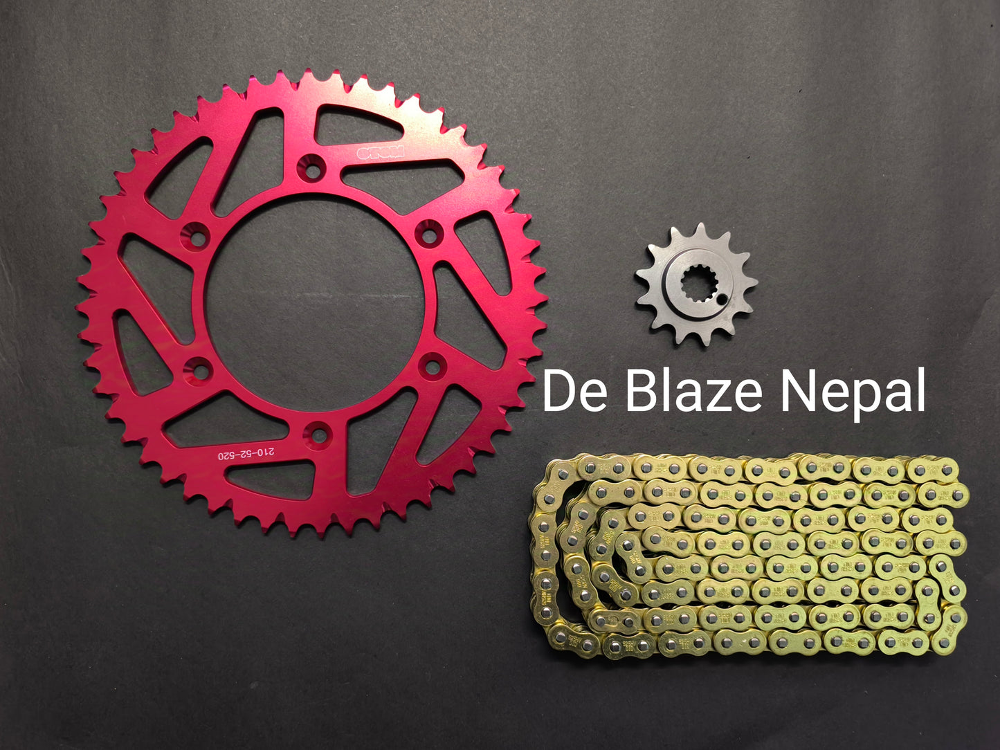 Cross Fire 250 Chain Sprocket ( Single CNC + Brass )