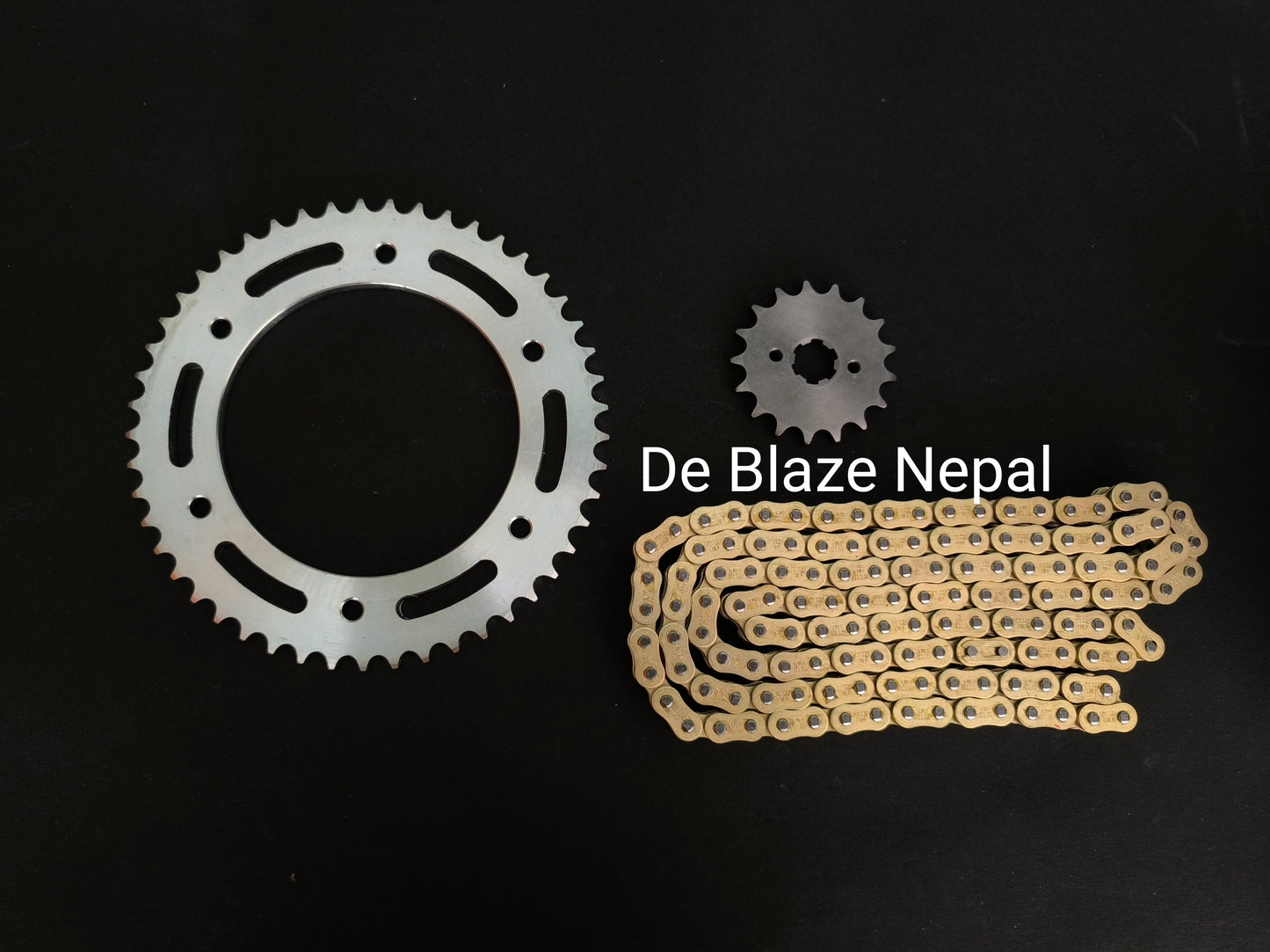 Honda Xr 150 Chain Sprocket Set ( Brass Chain)