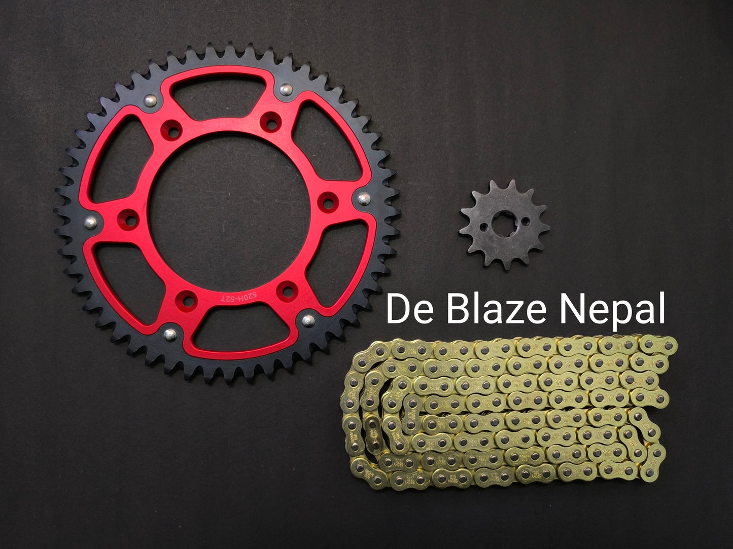 Honda Xr Chain Sprocket ( Dual CNC + Brass )